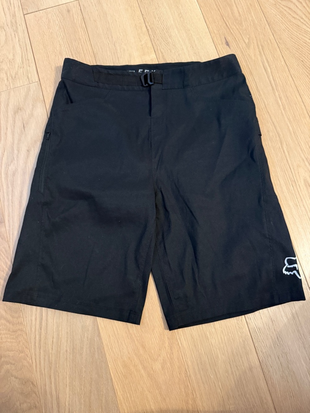 Fox Youth Black Biking Shorts Y28
